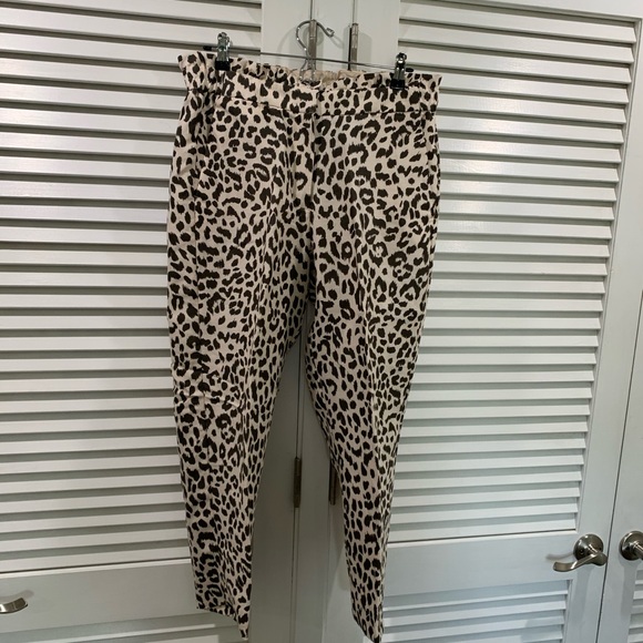 Leopard print cropped pants - Picture 1 of 11